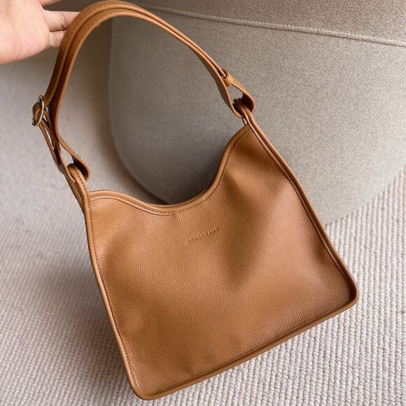 Longchamp M Le Foulonne Tan Shoulder Bag